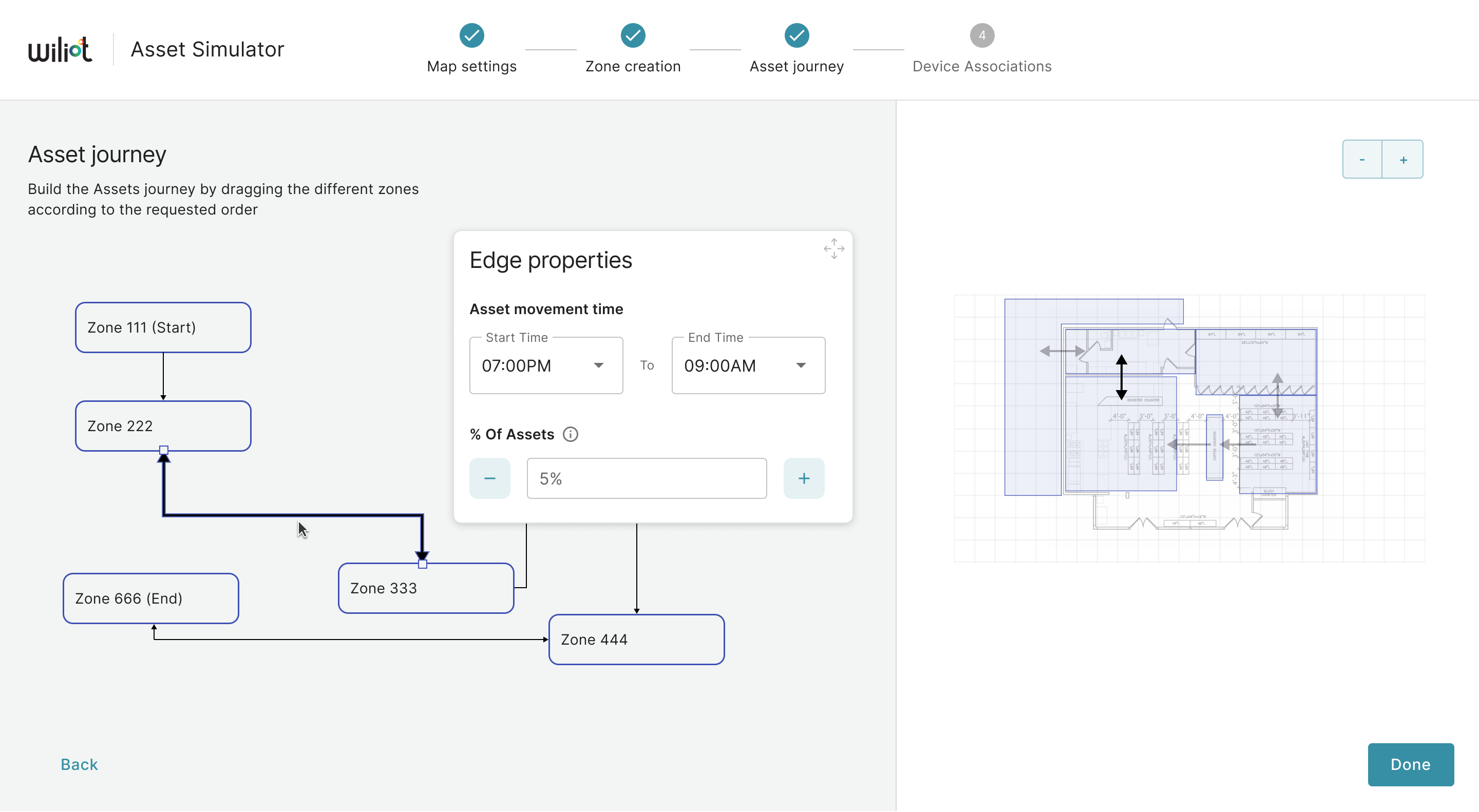 Page layout wireframe